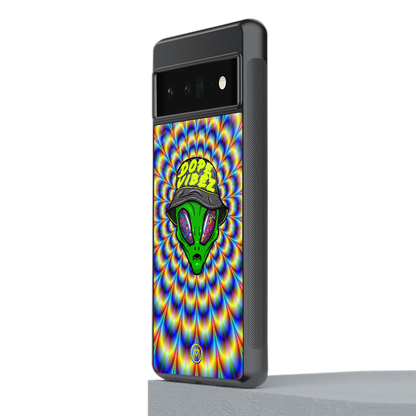 dope vibez back phone cover | glass case for google pixel 6 pro