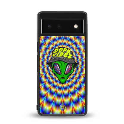 dope vibez back phone cover | glass case for Google Pixel 6A