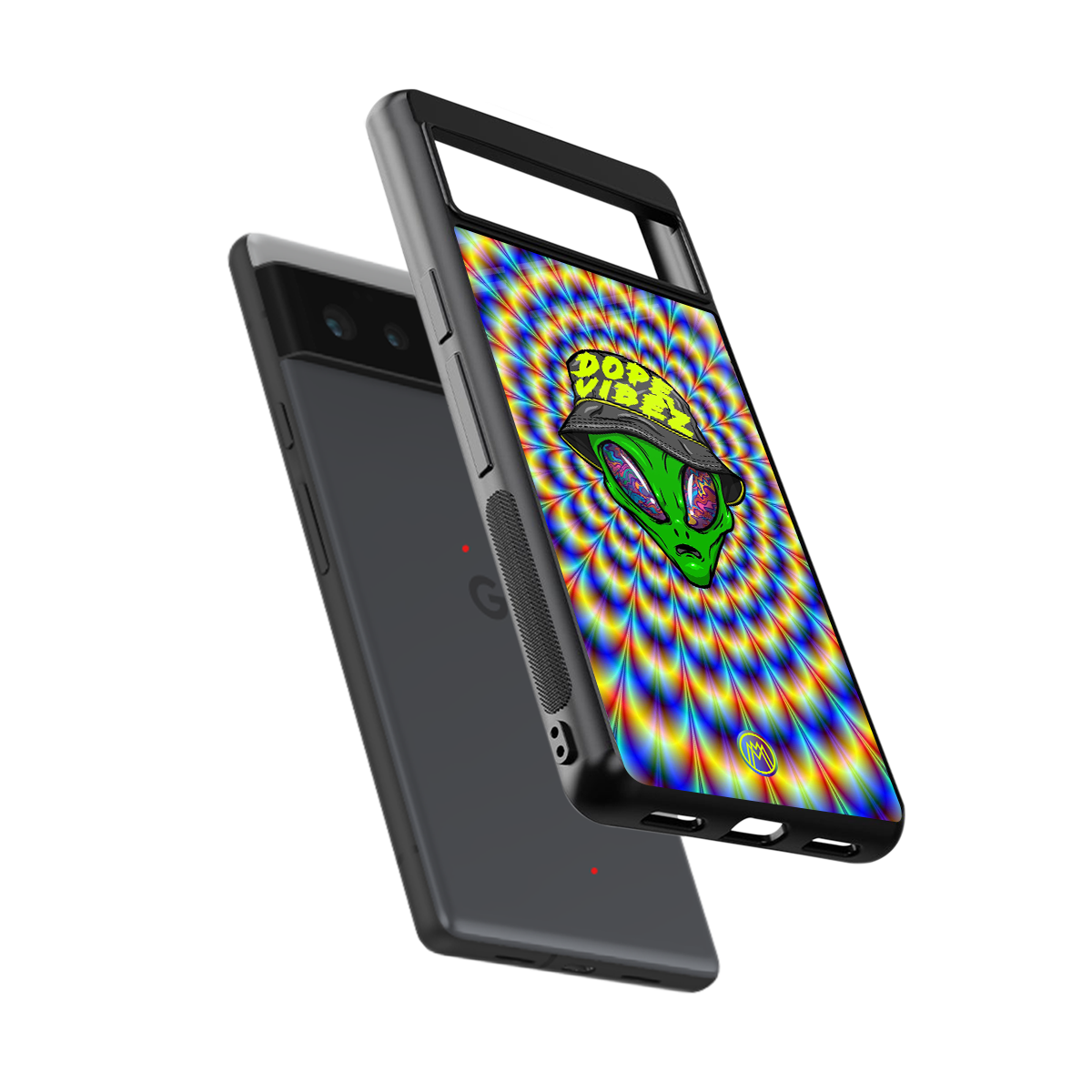 dope vibez back phone cover | glass case for google pixel 6