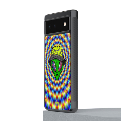 dope vibez back phone cover | glass case for Google Pixel 6A