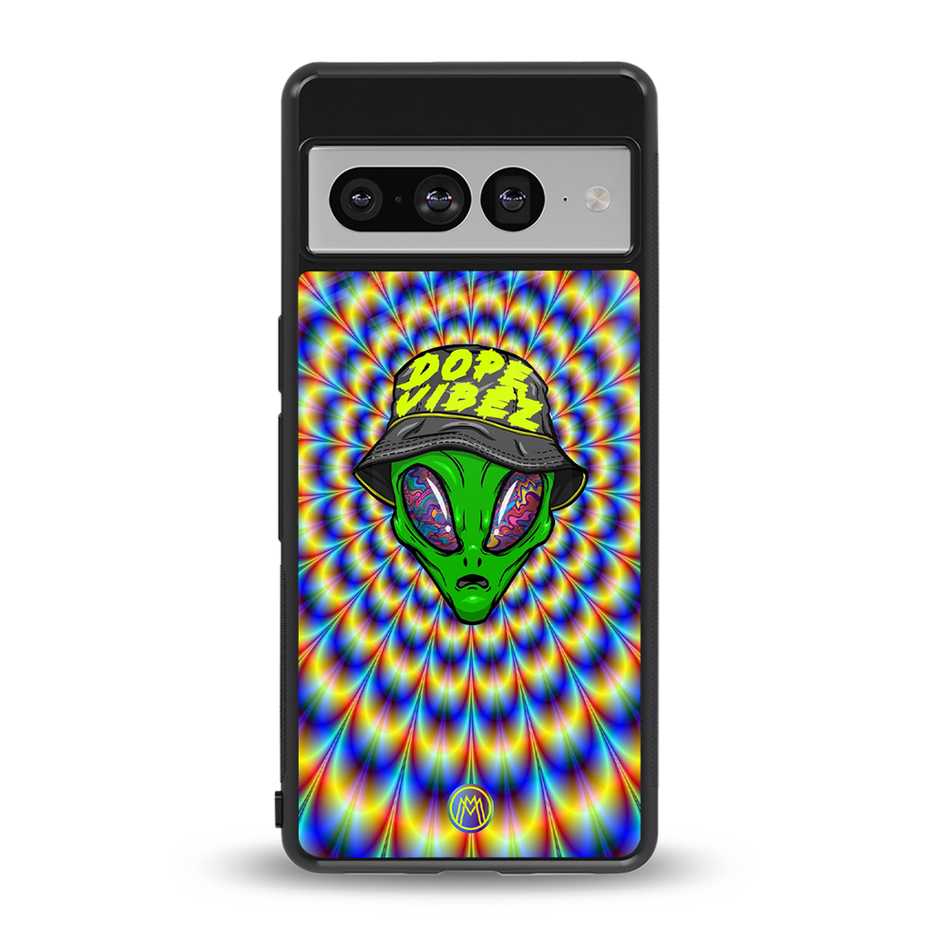 dope vibez back phone cover | glass case for google pixel 7 pro