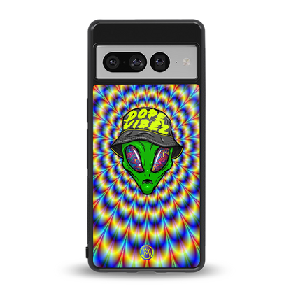 dope vibez back phone cover | glass case for google pixel 7 pro