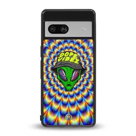 dope vibez back phone cover | glass case for Google Pixel 7A