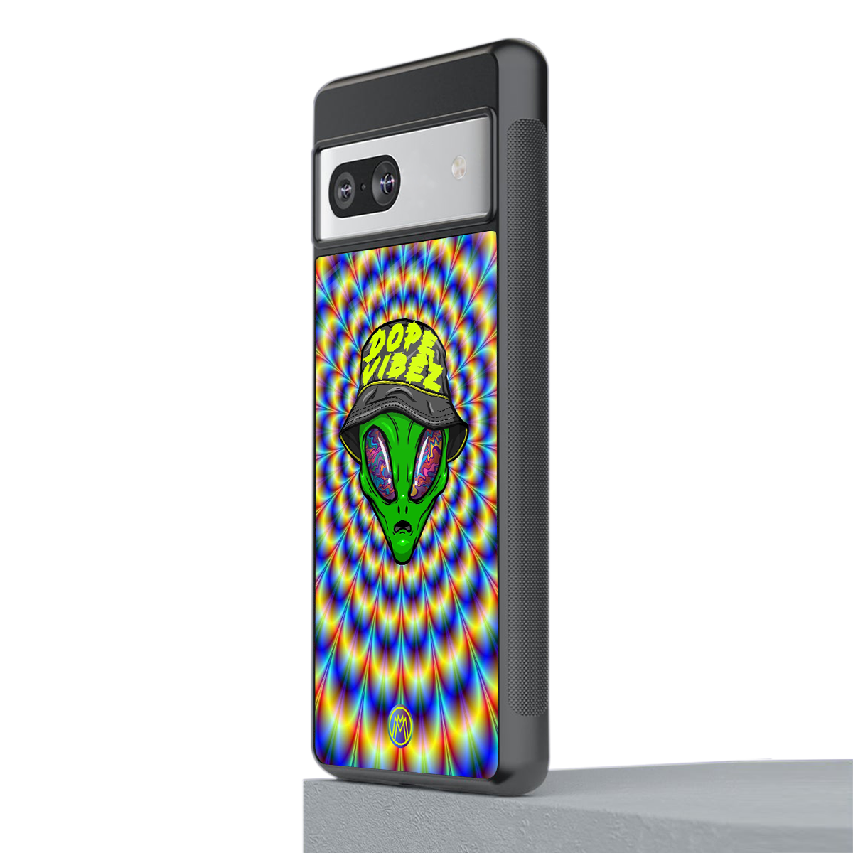 dope vibez back phone cover | glass case for Google Pixel 7