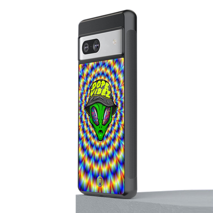 dope vibez back phone cover | glass case for Google Pixel 7A