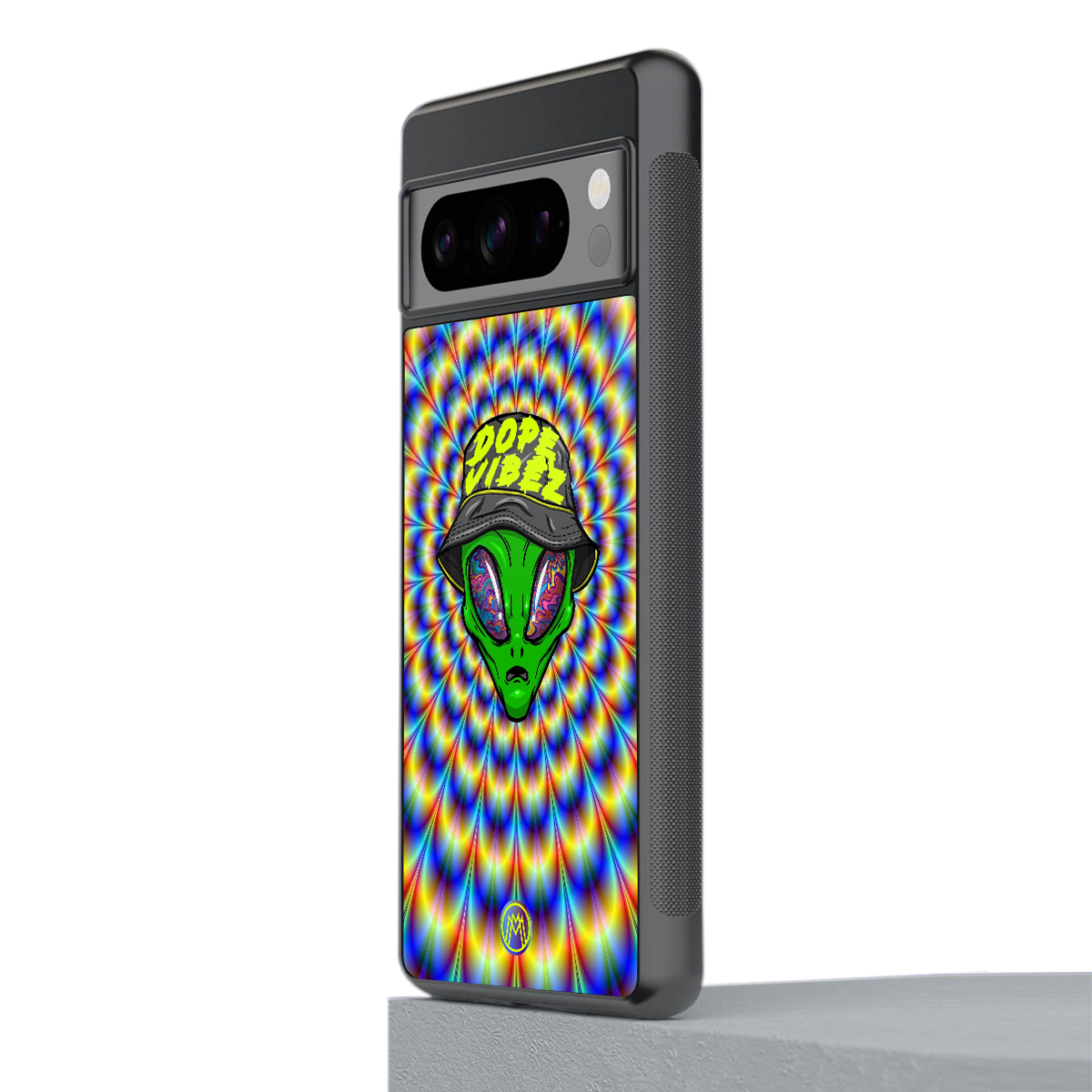 dope vibez back phone cover | glass case for google pixel 8 pro