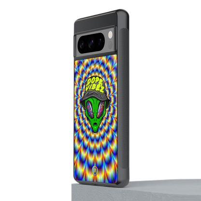 dope vibez back phone cover | glass case for google pixel 8 pro