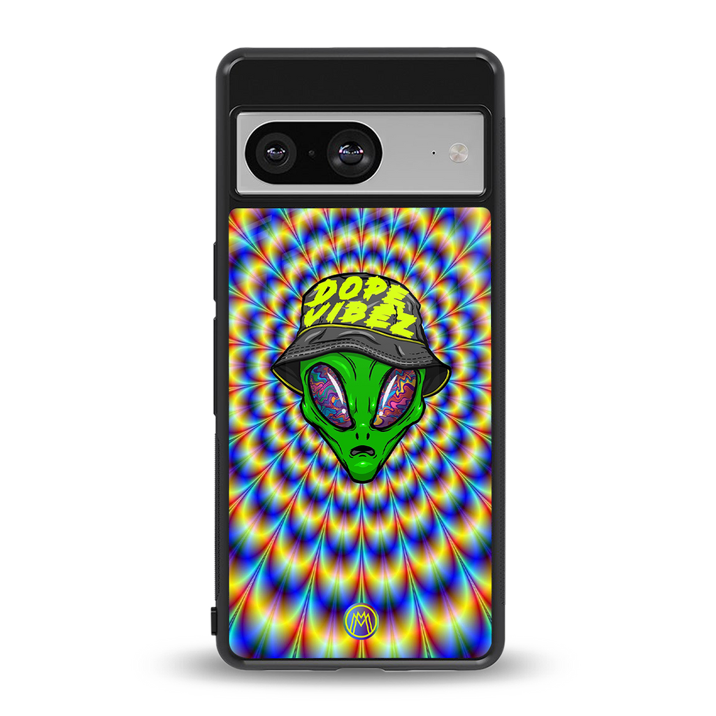 dope vibez back phone cover | glass case for Google Pixel 8