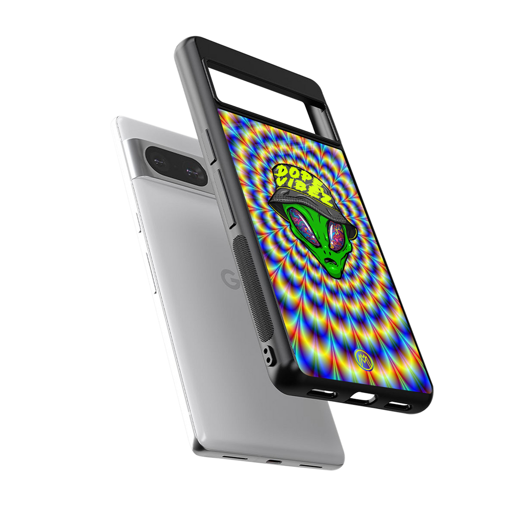 dope vibez back phone cover | glass case for Google Pixel 8