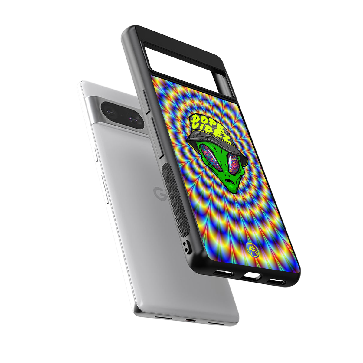 dope vibez back phone cover | glass case for Google Pixel 8