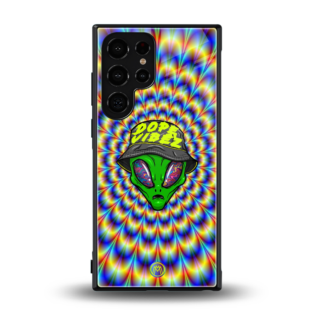 dope vibez back phone cover | glass case for samsung galaxy s24 ultra