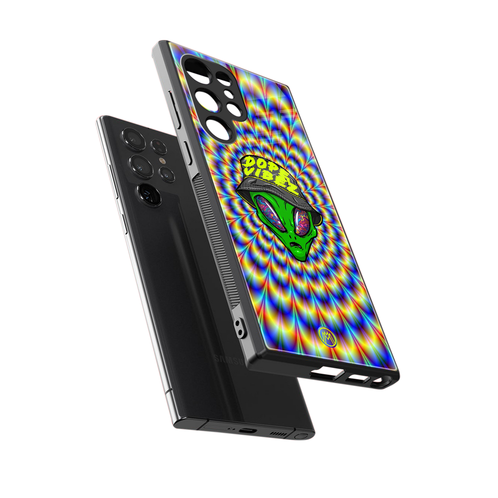 dope vibez back phone cover | glass case for samsung galaxy s23 ultra