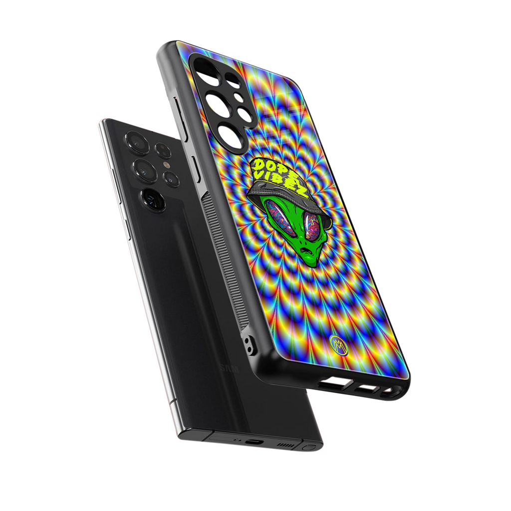 dope vibez back phone cover | glass case for samsung galaxy s25 ultra