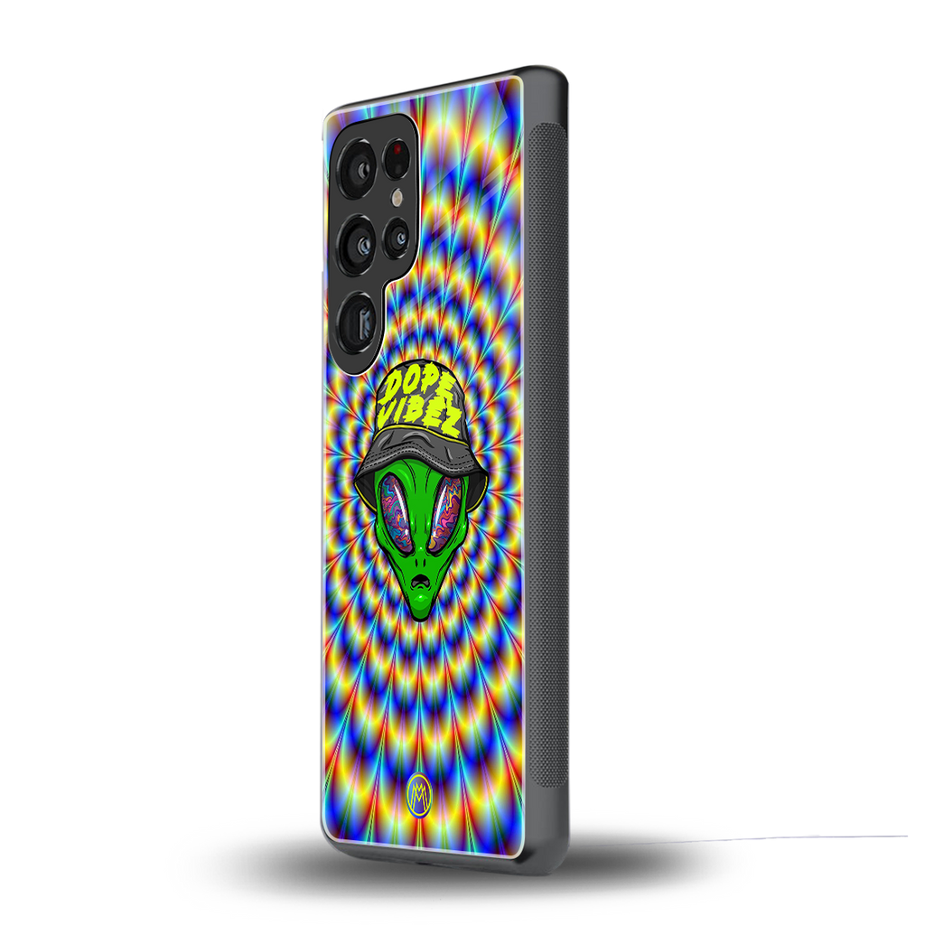 dope vibez back phone cover | glass case for samsung galaxy s25 ultra