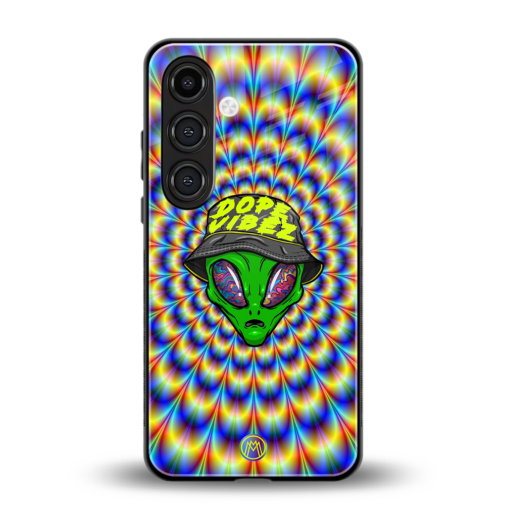 dope vibez back phone cover | glass case for samsung galaxy s23