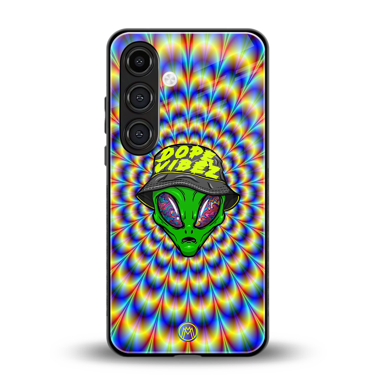 dope vibez back phone cover | glass case for samsung galaxy s24 plus