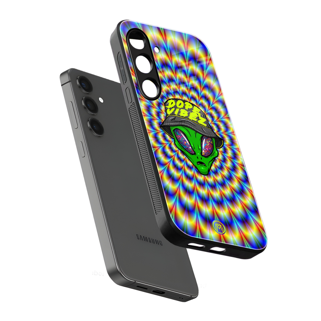 dope vibez back phone cover | glass case for samsung galaxy s23