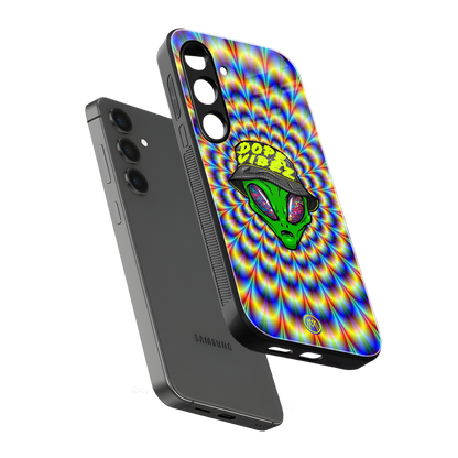 dope vibez back phone cover | glass case for samsung galaxy s24 fe