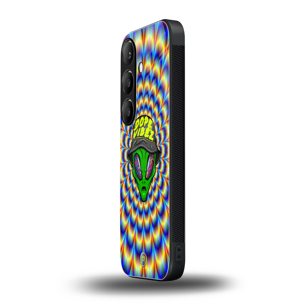 dope vibez back phone cover | glass case for samsung galaxy s23