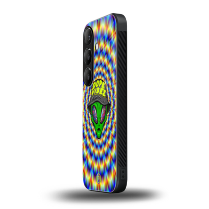 dope vibez back phone cover | glass case for samsung galaxy s24 fe