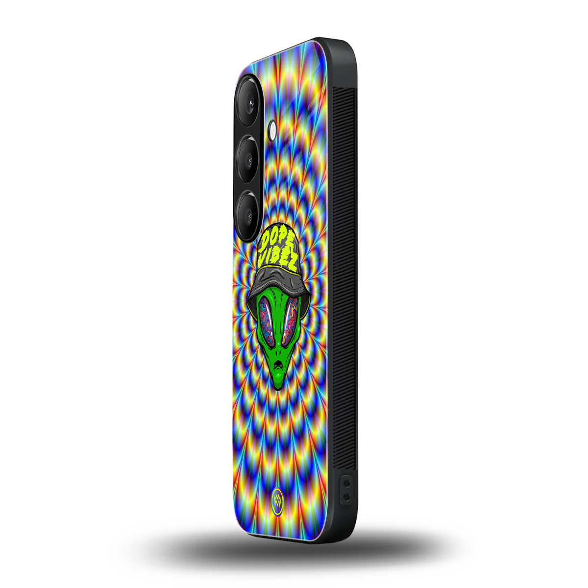 dope vibez back phone cover | glass case for samsung galaxy s24 plus