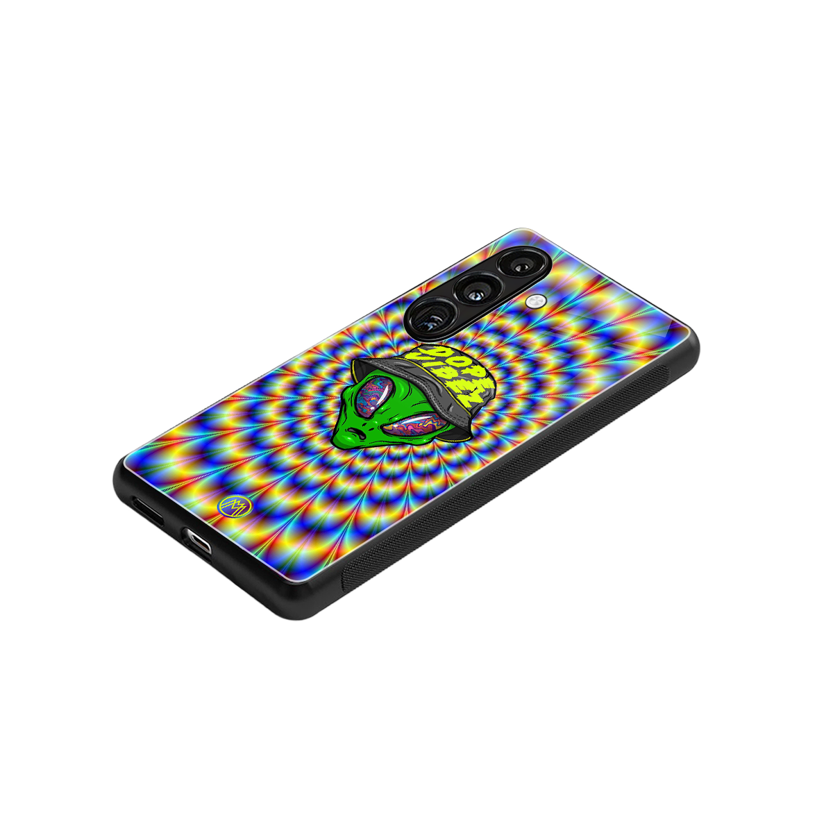 dope vibez back phone cover | glass case for samsung galaxy s24 plus