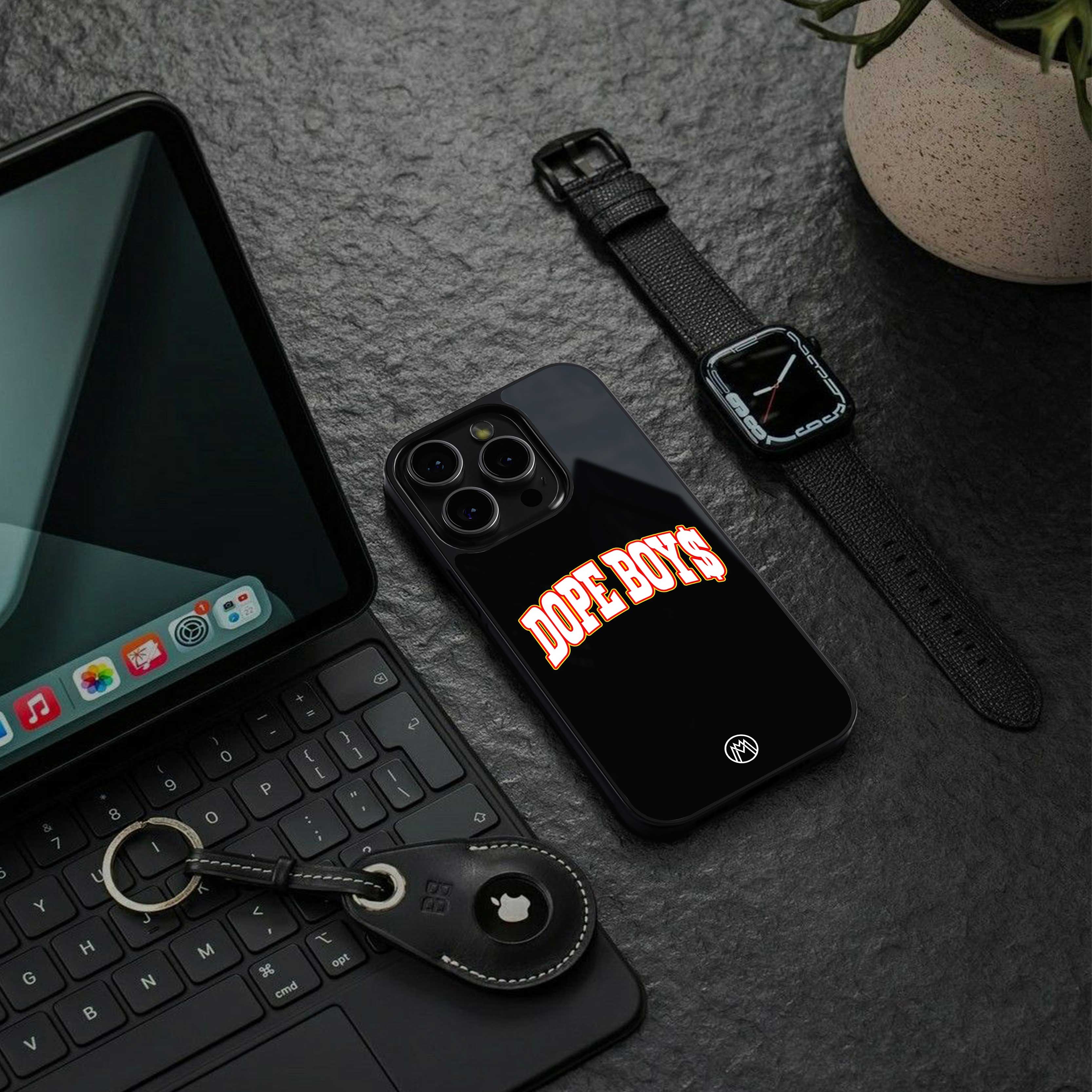 dope boys back phone cover | glass case for iphone 14 pro max