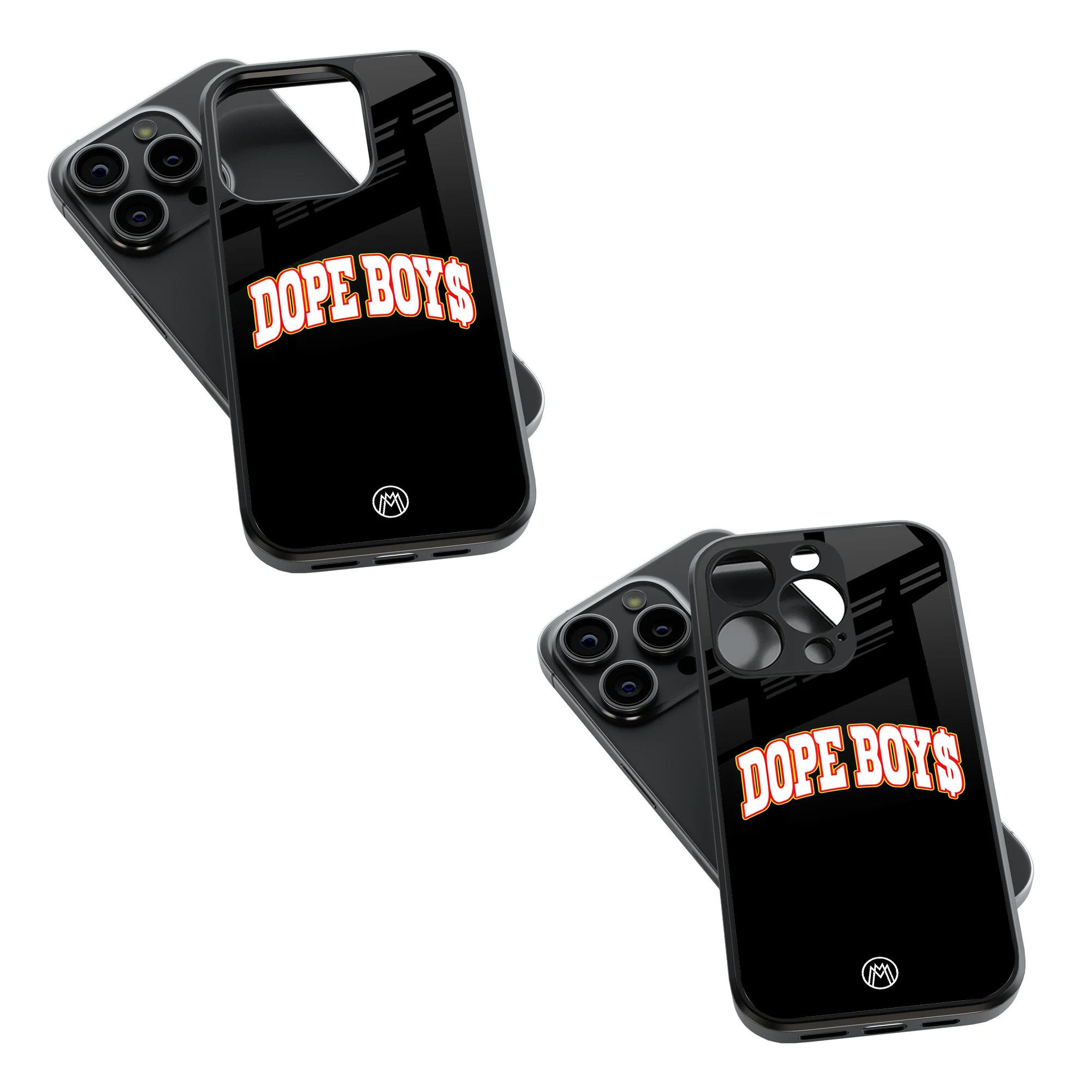 Trendy Glass Back Mobile Case for iPhone, Samsung, Redmi, OnePlus, Google Pixel, Motorola