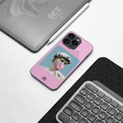 dope david michelangelo back phone cover | glass case for iphone 16 pro max