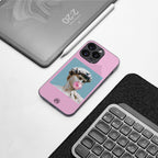 dope david michelangelo back phone cover | glass case for iphone 16 plus