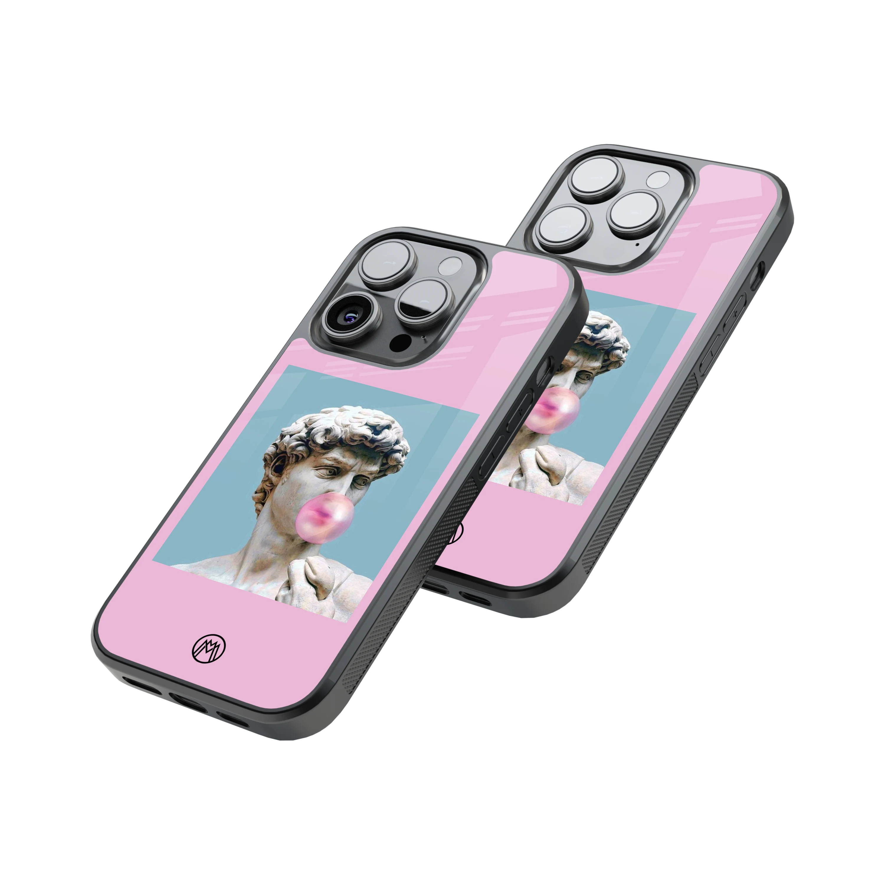 Protective Glass Back Phone Case Compatible with iPhone, Samsung, OnePlus, Pixel & More