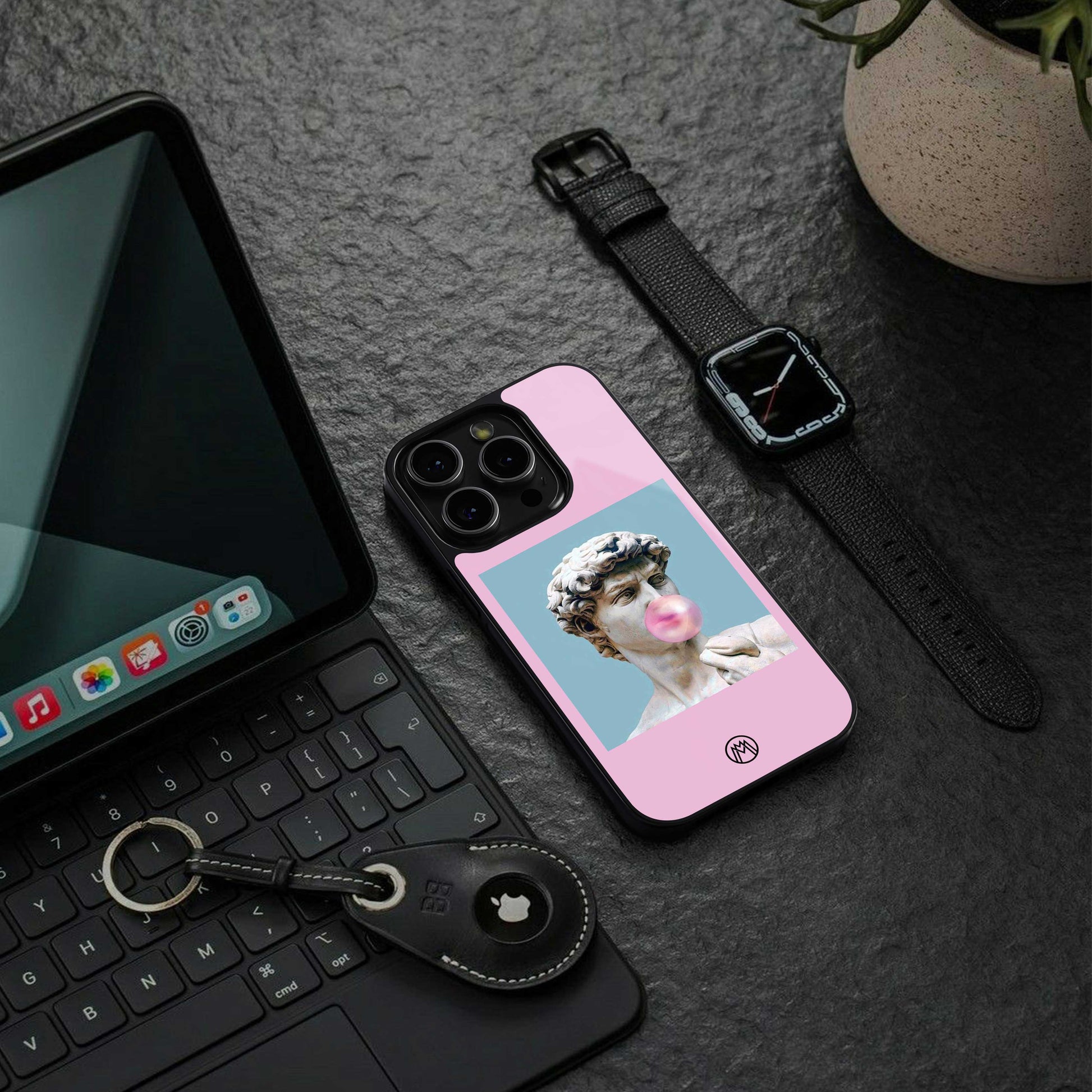 dope david michelangelo back phone cover | glass case for nothing phone 2