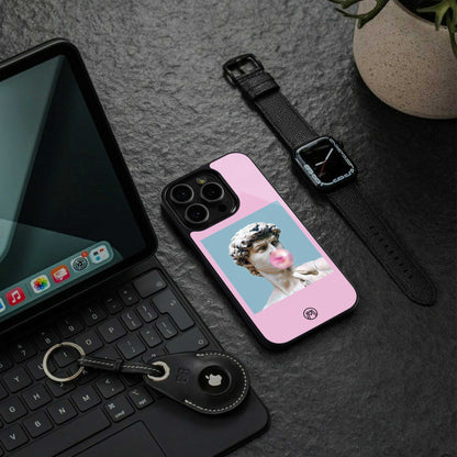 dope david michelangelo back phone cover | glass case for samsung galaxy s24 plus