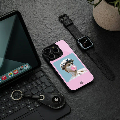 dope david michelangelo back phone cover | glass case for iphone 16 pro