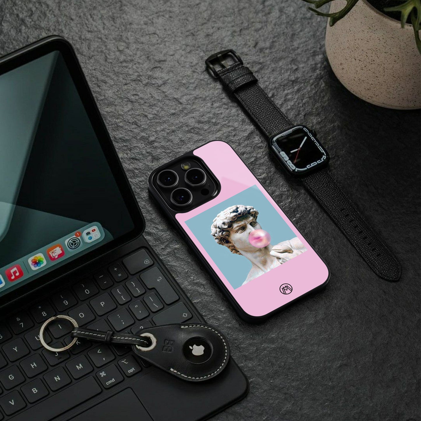 dope david michelangelo back phone cover | glass case for Google Pixel 8