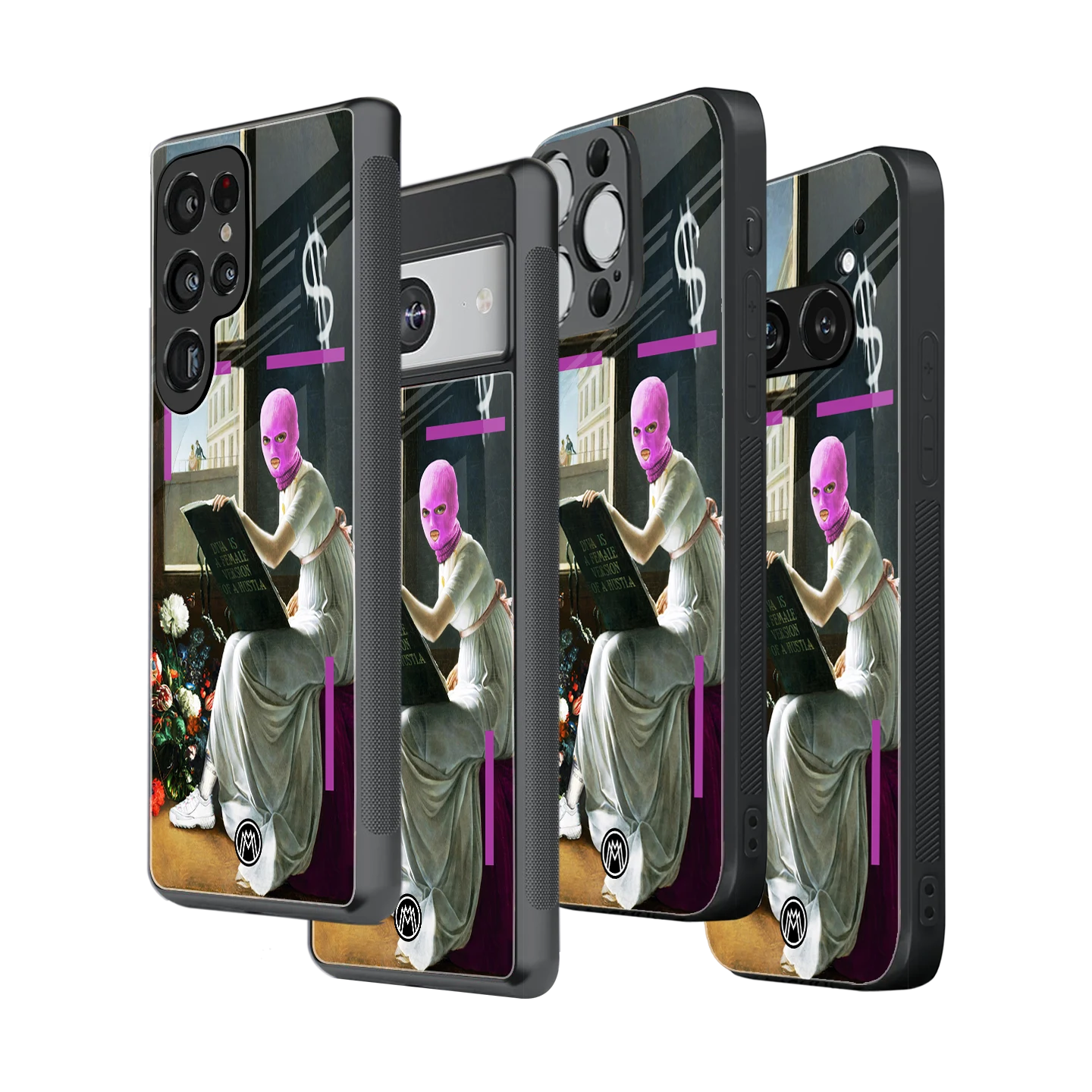 Stylish Glass Back Case for All Smartphones – iPhone, Samsung, OnePlus, Pixel, Redmi, Oppo, Vivo, Motorola