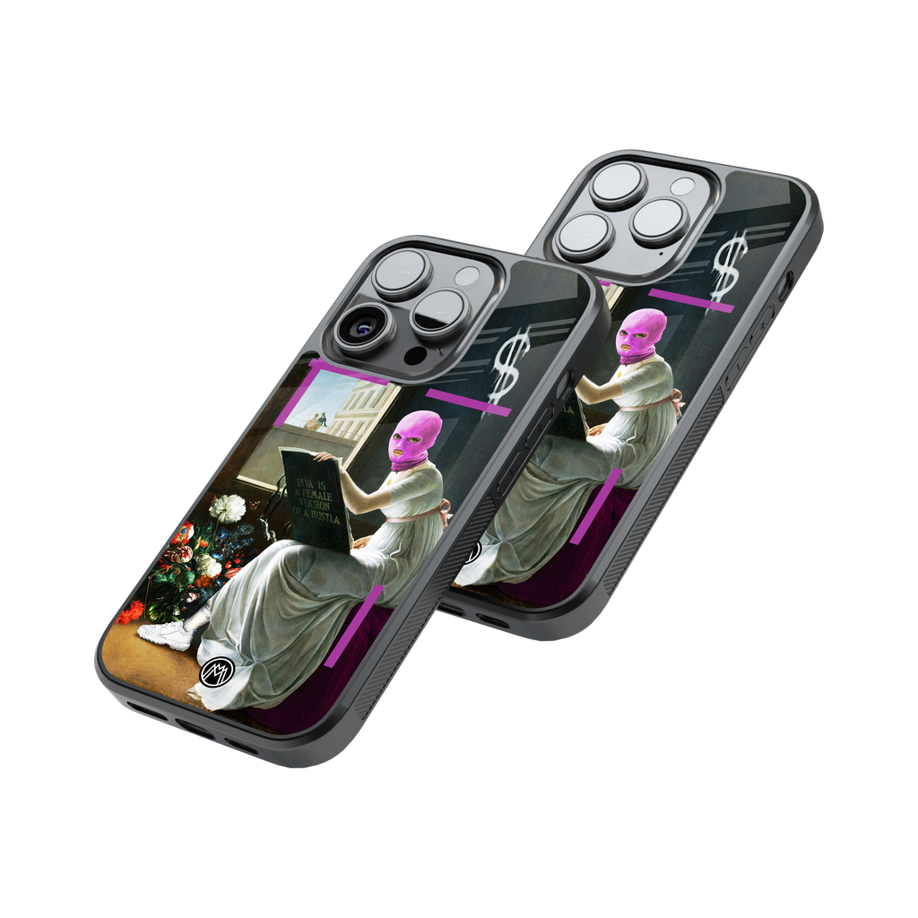 Protective Glass Back Phone Case Compatible with iPhone, Samsung, OnePlus, Pixel & More