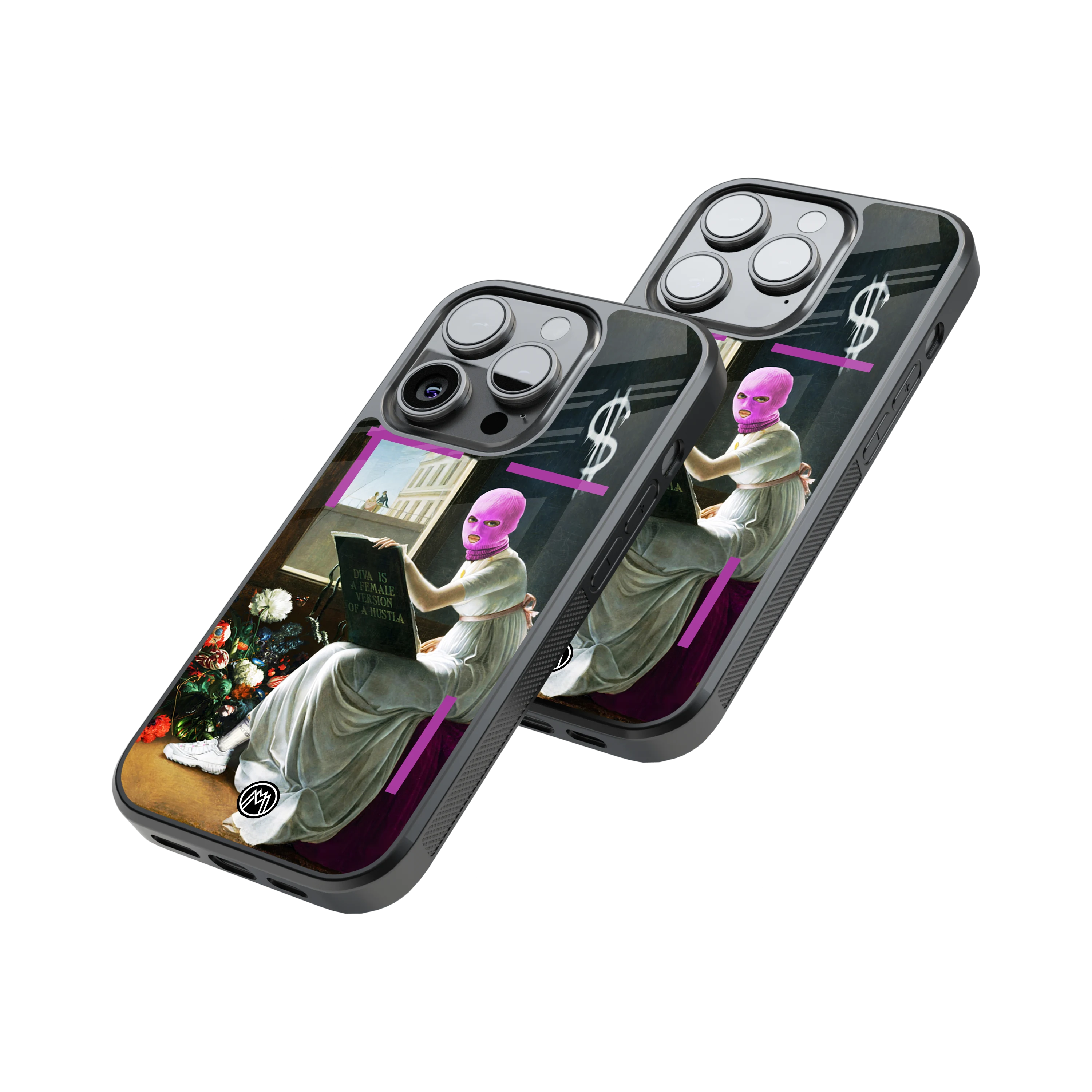 Protective Glass Back Phone Case Compatible with iPhone, Samsung, OnePlus, Pixel & More