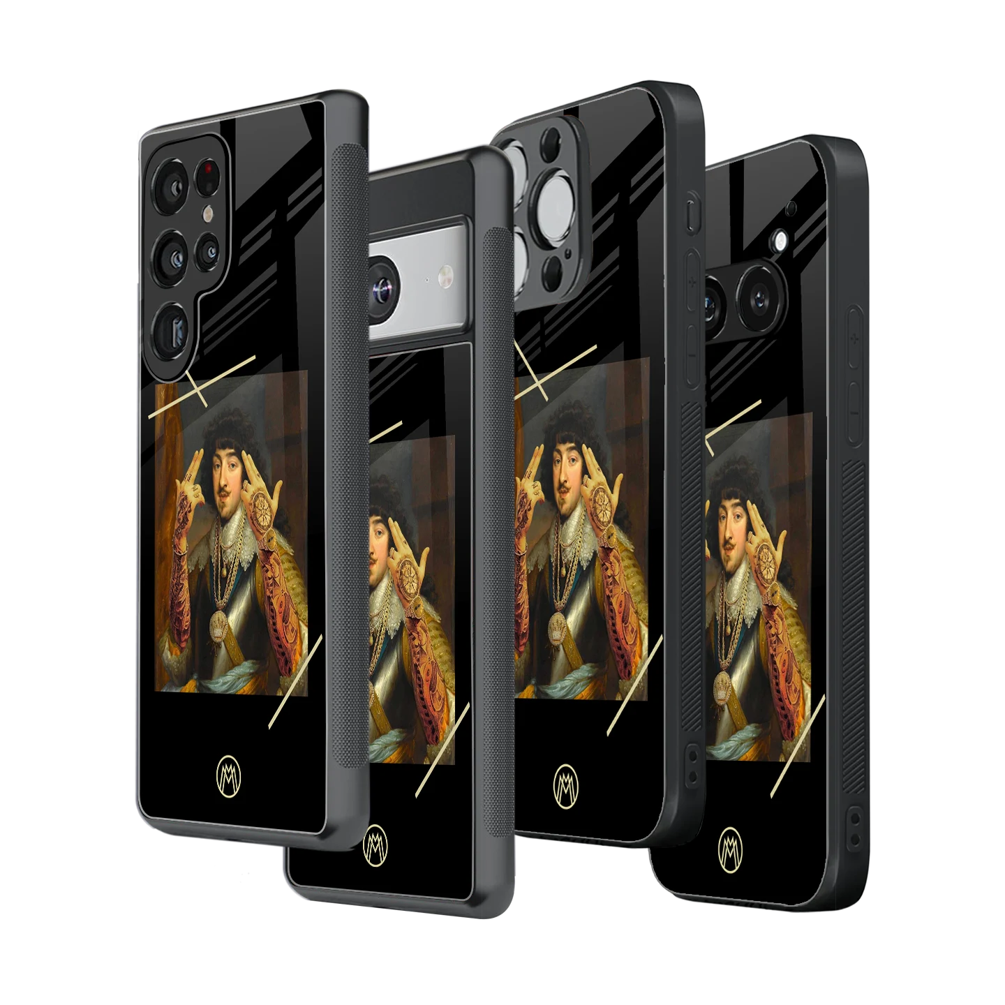 Stylish Glass Back Case for All Smartphones – iPhone, Samsung, OnePlus, Pixel, Redmi, Oppo, Vivo, Motorola