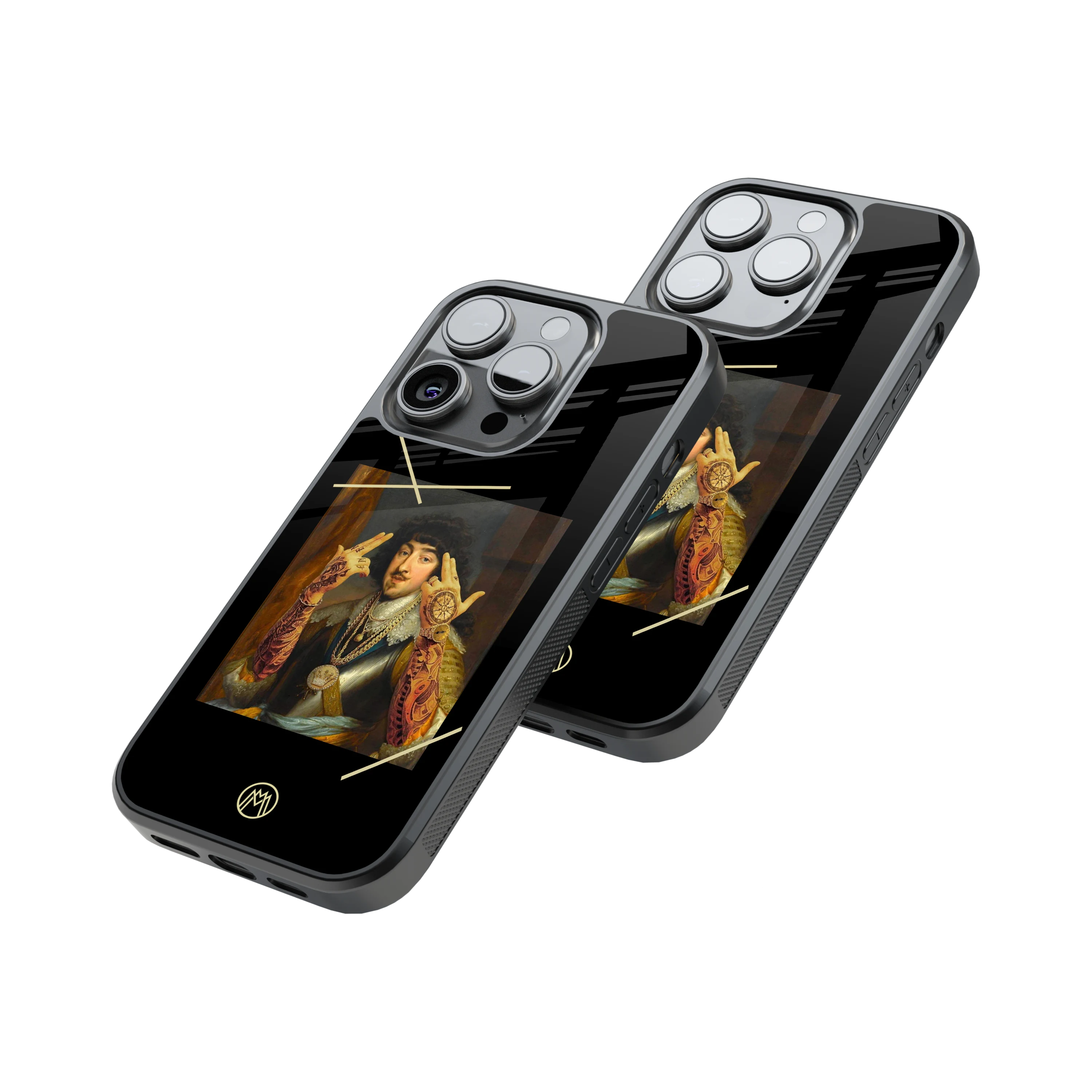 Protective Glass Back Phone Case Compatible with iPhone, Samsung, OnePlus, Pixel & More