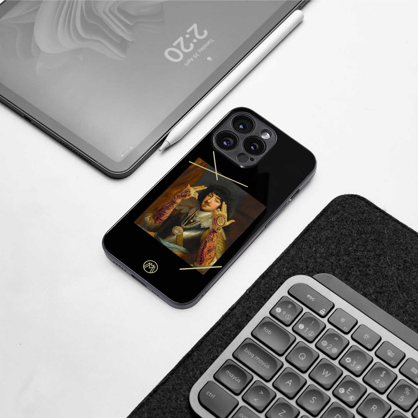 dope napoleon back phone cover | glass case for iphone 13 pro max