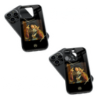 Trendy Glass Back Mobile Case for iPhone, Samsung, Redmi, OnePlus, Google Pixel, Motorola