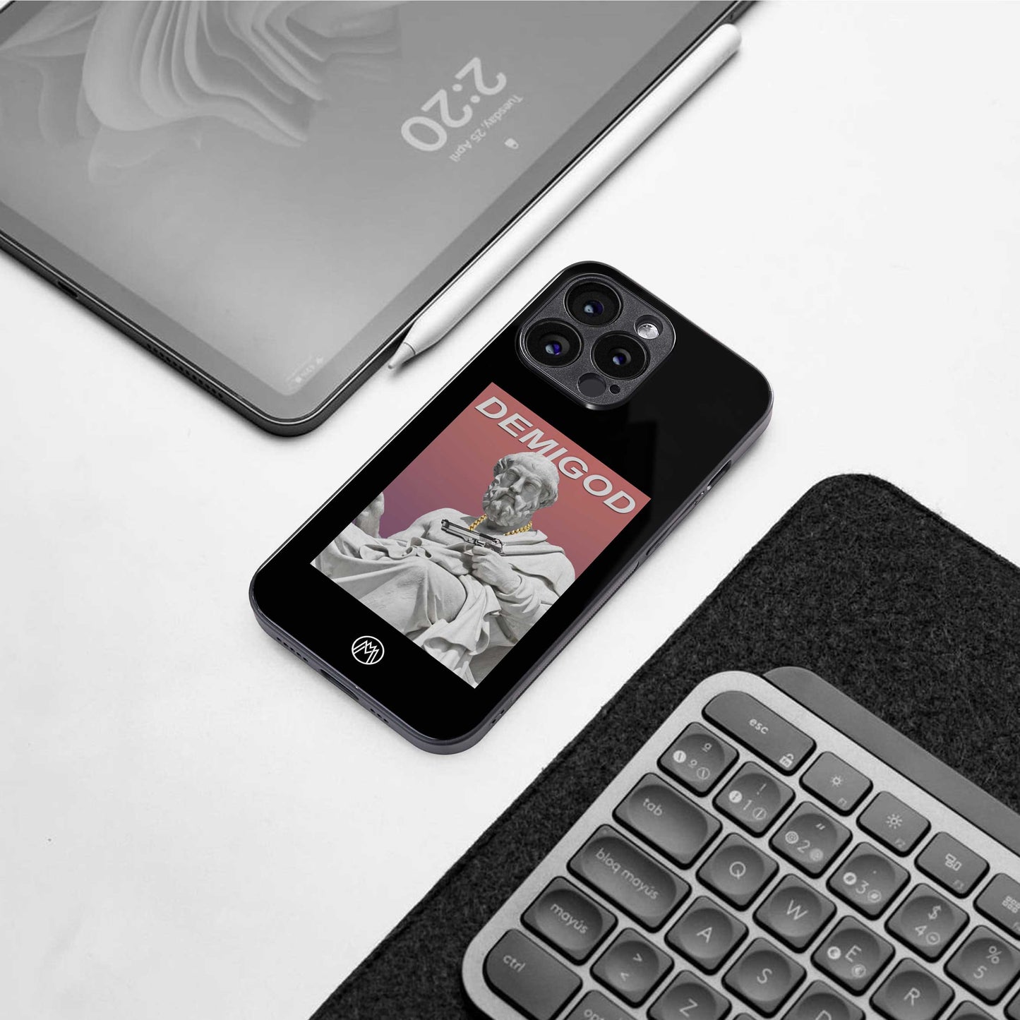 dope socerates back phone cover | glass case for iphone 16e