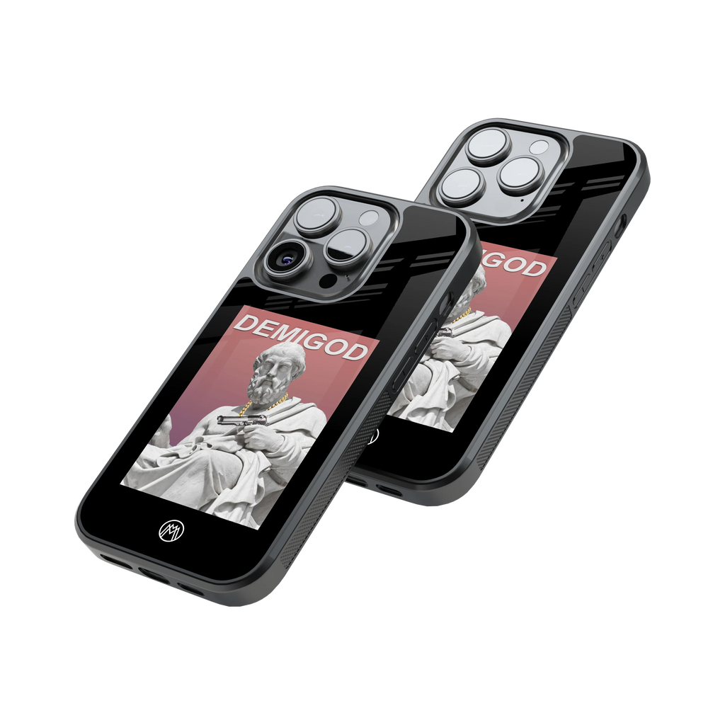 Protective Glass Back Phone Case Compatible with iPhone, Samsung, OnePlus, Pixel & More