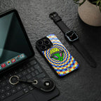 dope vibez back phone cover | glass case for iphone 16 pro