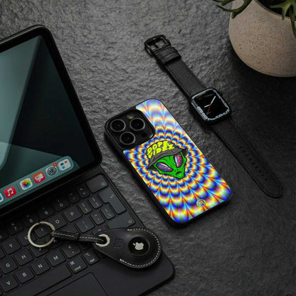 dope vibez back phone cover | glass case for iphone 13 mini
