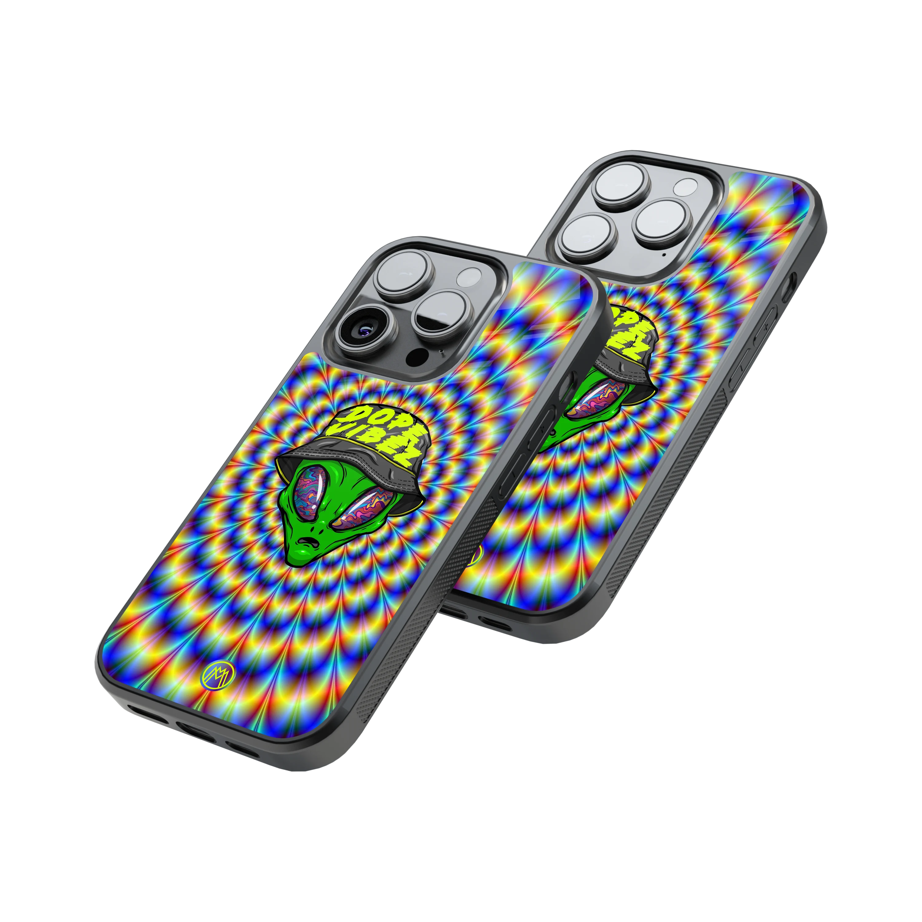 Protective Glass Back Phone Case Compatible with iPhone, Samsung, OnePlus, Pixel & More