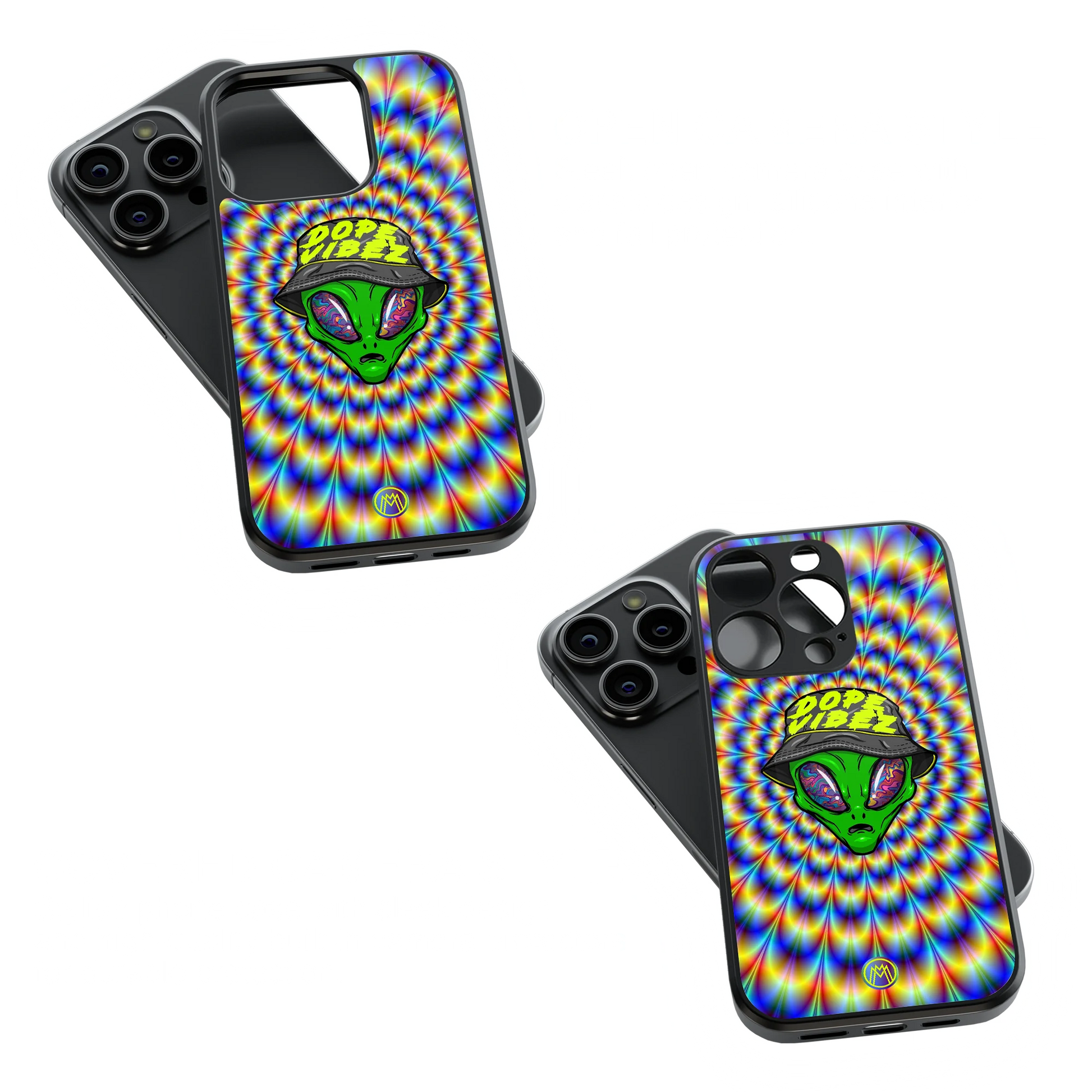Trendy Glass Back Mobile Case for iPhone, Samsung, Redmi, OnePlus, Google Pixel, Motorola
