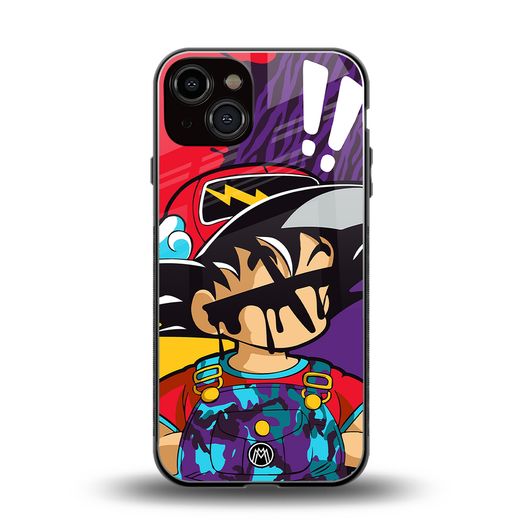 dragon ball z art back phone cover | glass case for iphone 13