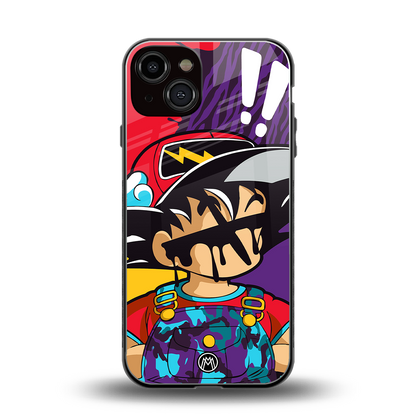 dragon ball z art back phone cover | glass case for iphone 13